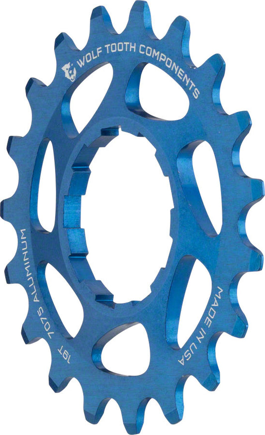 Wolf Tooth Single Speed Aluminum Cog - 19t Compatible with 3/32