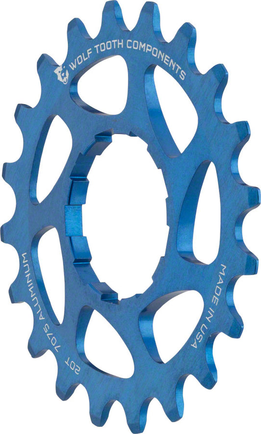 Wolf Tooth Single Speed Aluminum Cog - 20t Compatible with 3/32