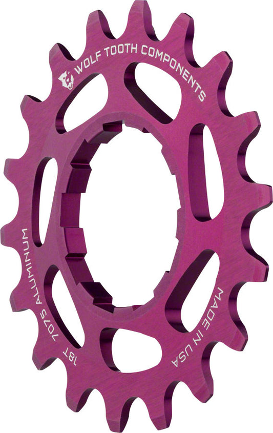 Wolf Tooth Single Speed Aluminum Cog - 18t Compatible 3/32