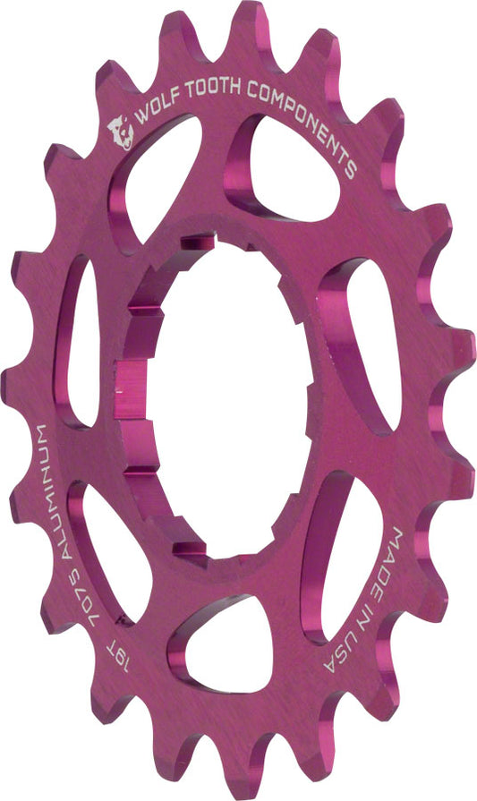 Wolf Tooth Single Speed Aluminum Cog - 19t Compatible 3/32