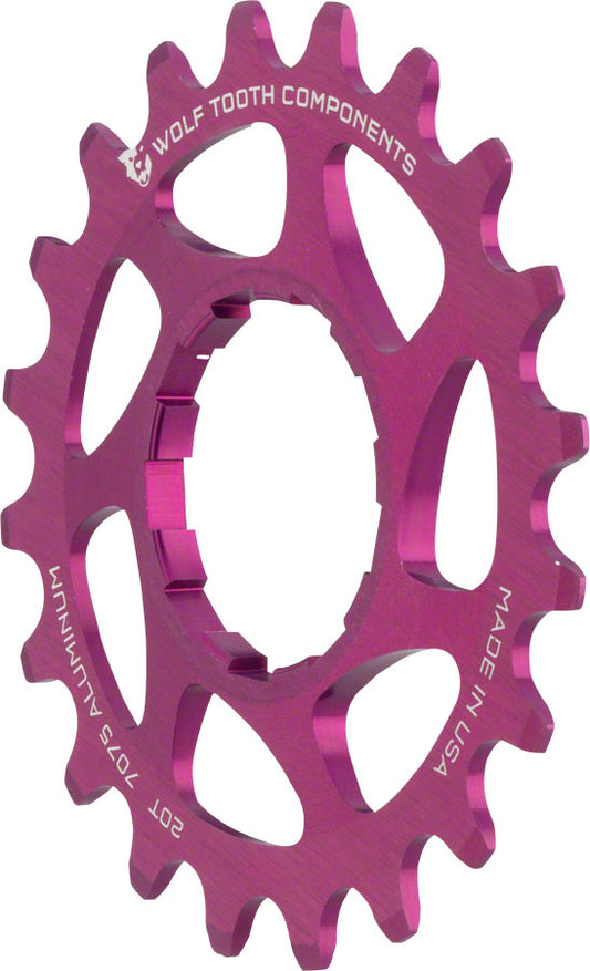 Wolf Tooth Single Speed Aluminum Cog - 20t Compatible 3/32