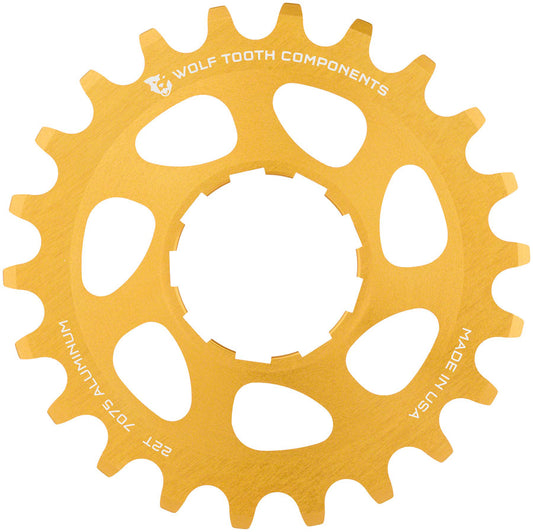 Wolf Tooth Single Speed Aluminum Cog - 22t Compatible with 3/32