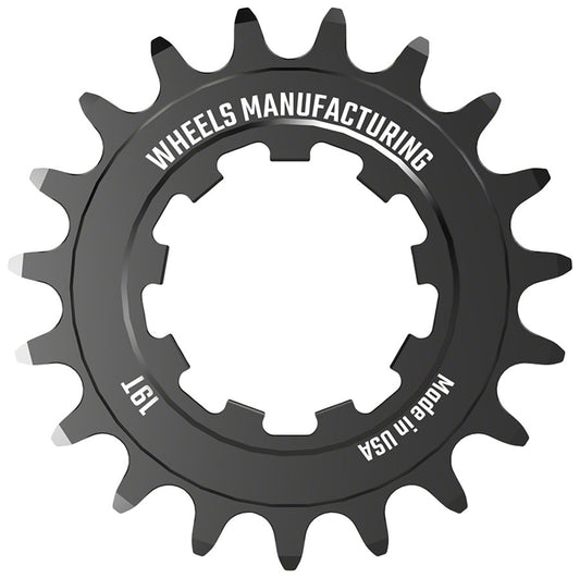 Wheels Manufacturing SOLO-SPEED Cog - 19t Fits SOLO-SPLINE SOLO-XD kits BLK
