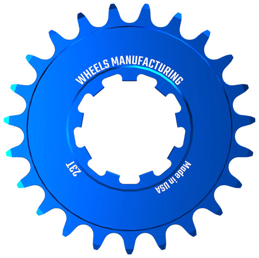 Wheels Manufacturing SOLO-SPEED Cog - 23t Fits SOLO-SPLINE SOLO-XD kits Blue