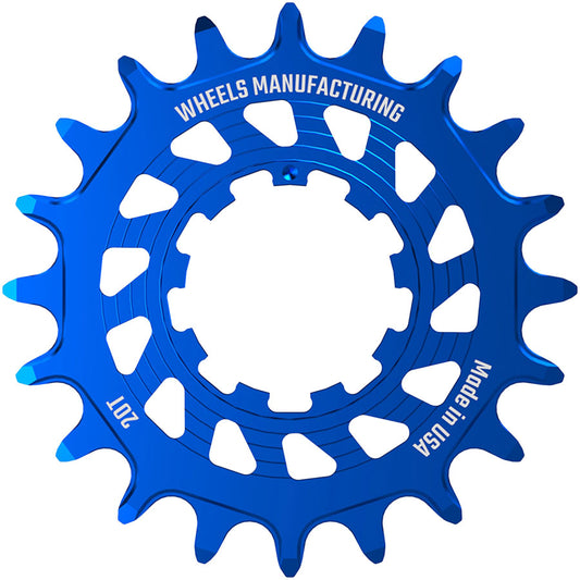 Wheels Manufacturing SOLO HG Cog - 20t Fits SOLO-HG Kits Blue