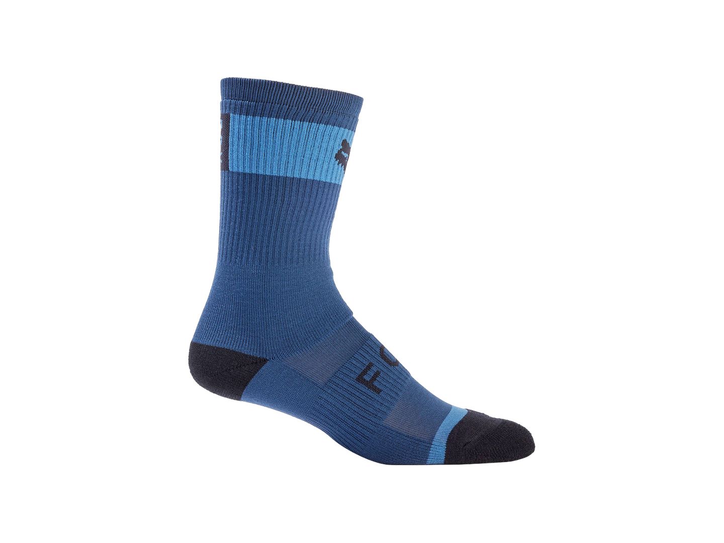 Sock Fox Racing 24 Defend 8 Large/X-Large Blue