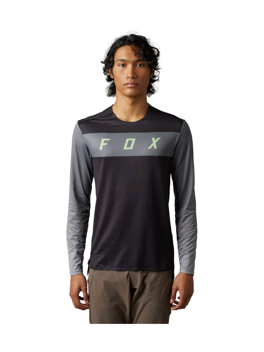 Fox Racing Flexair Arcadia LS X-Large Black/Grey Jersey