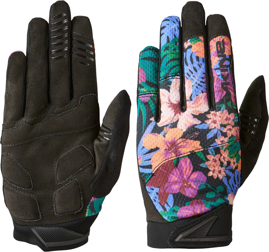 Dakine Syncline Gloves - Black/Tropical Full Finger Womens Medium