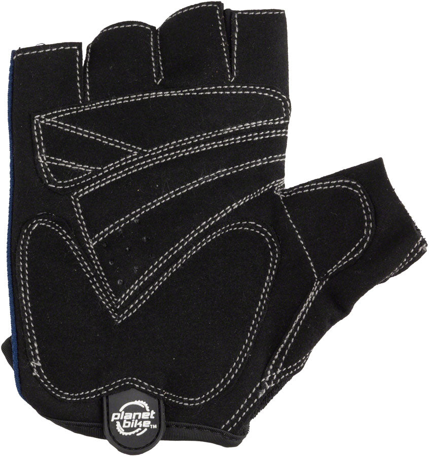 Planet Bike Aries Gloves - Black/Blue Short Finger Large