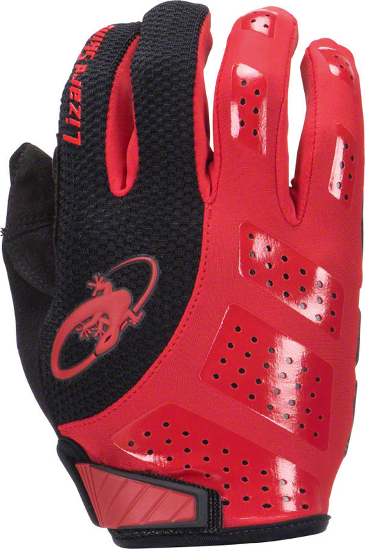 Lizard Skins Monitor SL Gel Gloves - Red/Black Full Finger Small