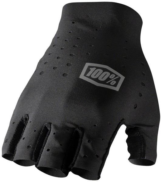 100% Sling Gloves - Black Full Finger Women's Medium