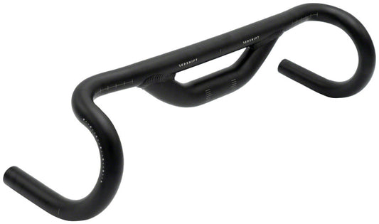 Redshift Sports Top Shelf Low Flare Road Drop Handlebar - Aluminum 31.8mm 47cm 50mm Rise BLK