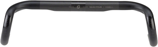 Salsa Cowbell Carbon Drop Handlebar - 31.8mm Clamp 40cm Width Carbon Black