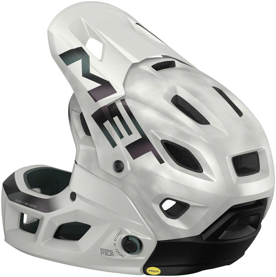 MET Parachute MCR Mips Helmet - White Iridescent Matte Large