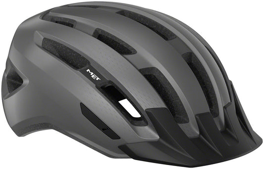 MET Downtown Mips Helmet - Gray Glossy Medium