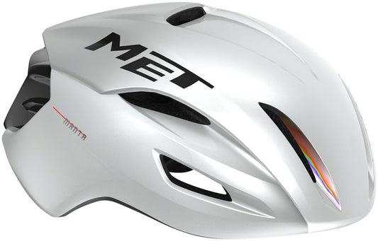 MET Manta MIPS Helmet - White Holographic Glossy Small