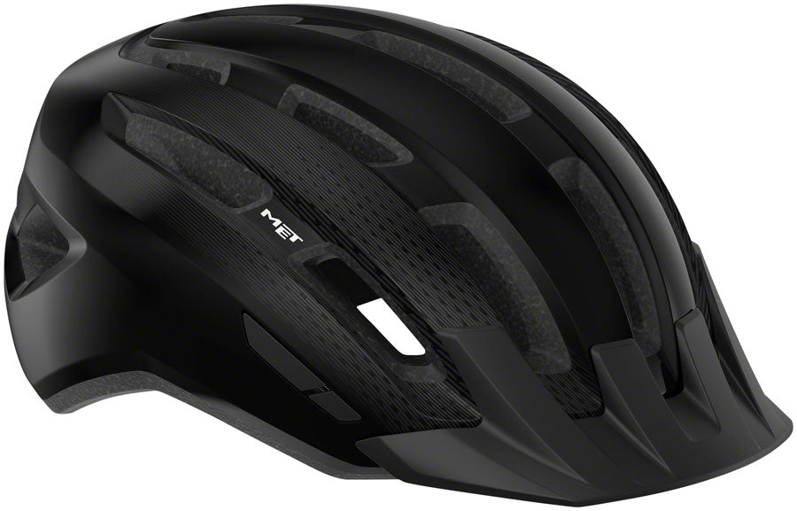 MET Downtown MIPS Helmet - Black Glossy Medium/Large