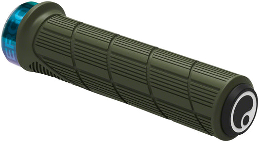 Ergon GD1 Evo Factory Grips - Frozen Moss/Oil Slick Lock-On