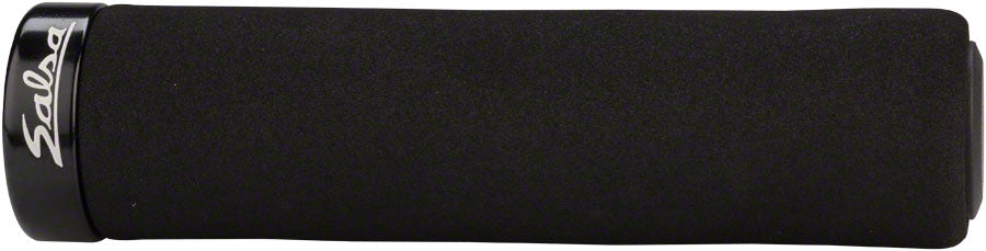Salsa Fat Foam Lock-On Grips - Black Lock-On