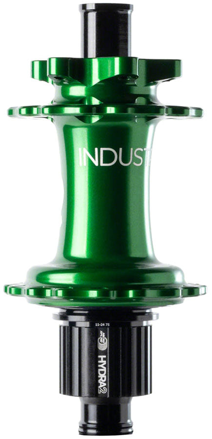 Industry Nine Hydra 2 Classic Rear Hub - 12 x 148mm 6-Bolt Micro Spline Green 32H