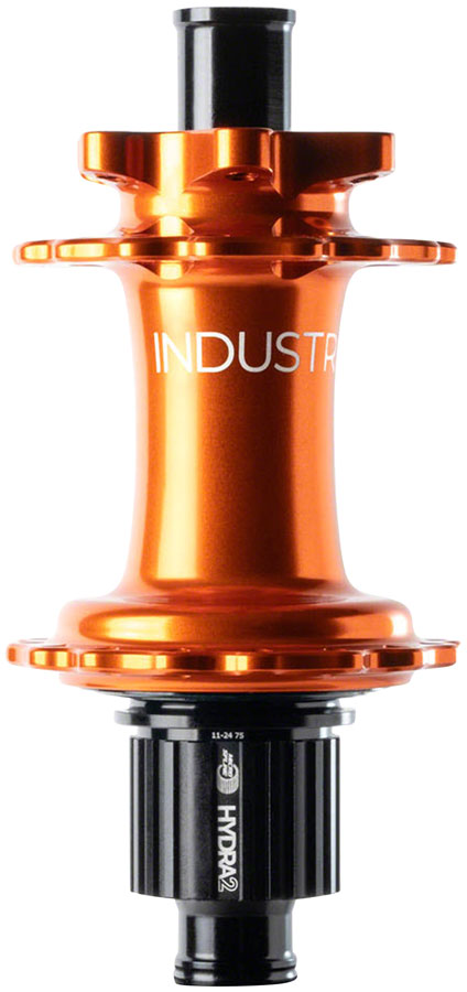 Industry Nine Hydra 2 Classic Rear Hub - 12 x 148mm 6-Bolt Micro Spline Orange 32H