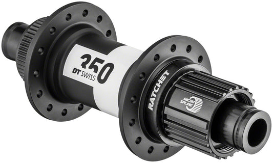 DT Swiss 350 Rear Hub - 12 x 142mm Center-Lock Micro Spline Black 24H 36pt