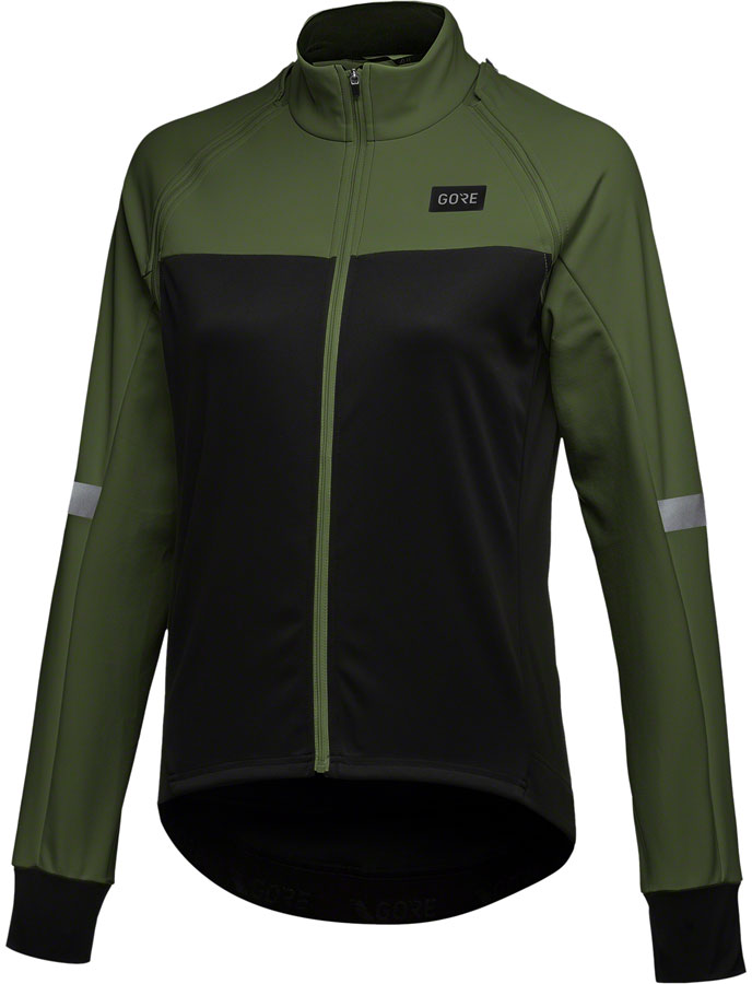 Gorewear Phantom Jacket - Black/Green Women's Small
