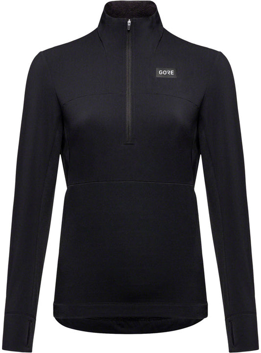 Gorewear Trail KPR Hybrid 1/2-Zip Jersey - Black Women's Medium