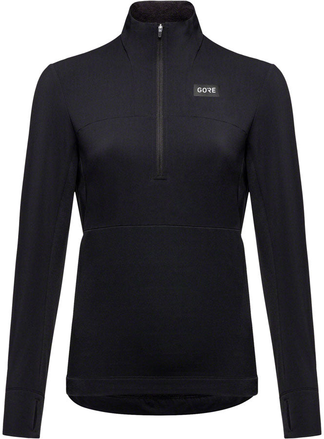 Gorewear Trail KPR Hybrid 1/2-Zip Jersey - Black Women's Medium