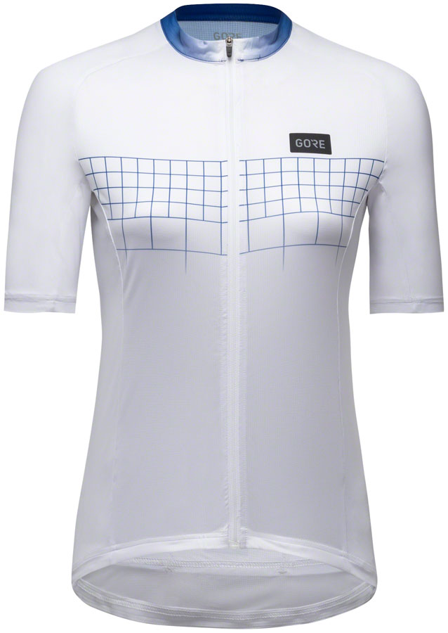 Gorewear Grid Fade Jersey 2.0 - White/Blue Women's Large