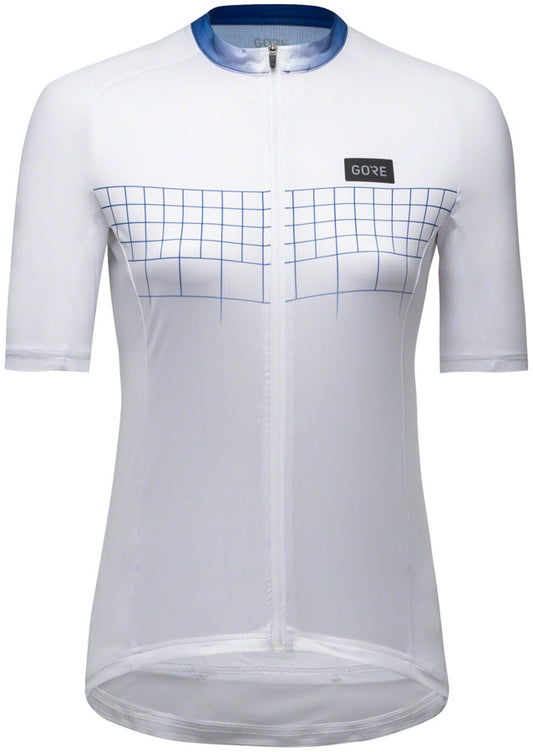 Gorewear Grid Fade Jersey 2.0 - White/Blue Women's Small