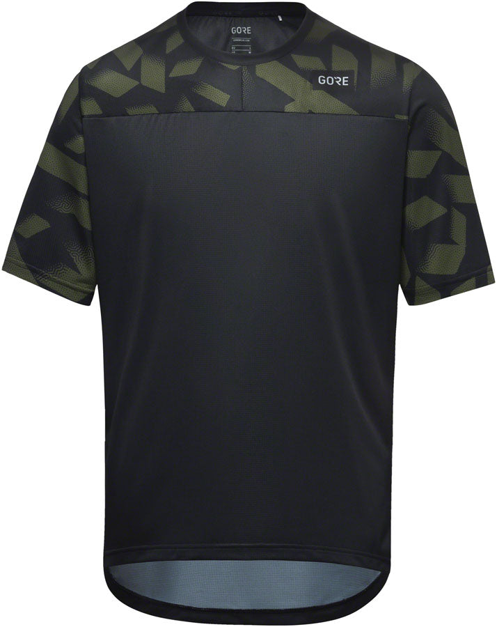 Gorewear Trail KPR Daily Jersey - Black/Green Men's Small
