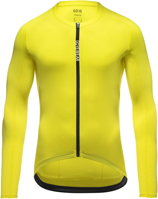 Gorewear Spinshift Long Sleeve Jersey - Neon Yellow Men's Medium