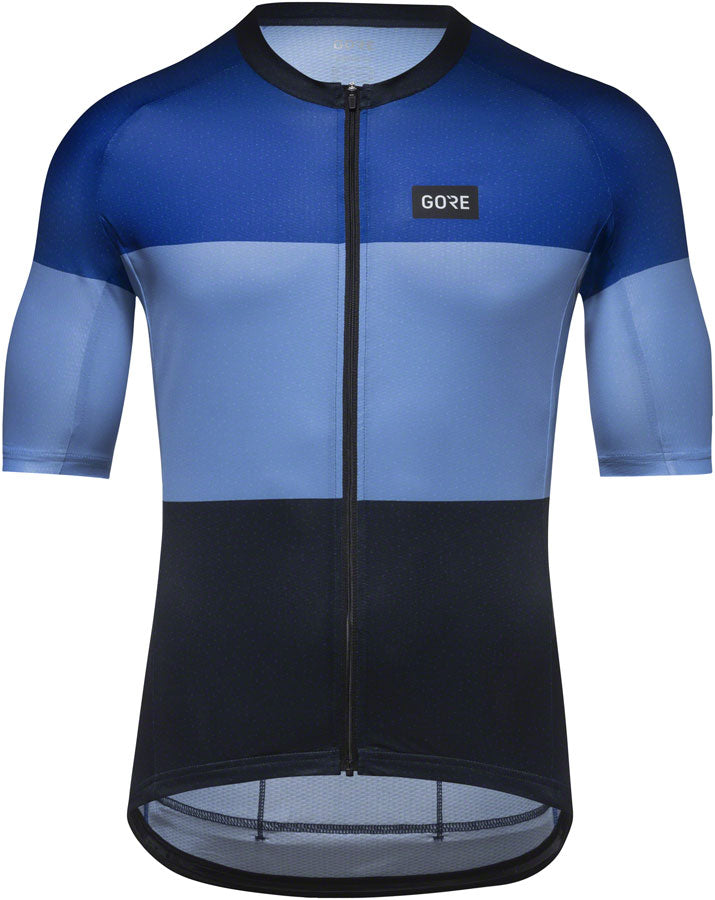 Gorewear Spirit Stripes Jersey - Ultramarine Blue/Scrub Blue Men's Small