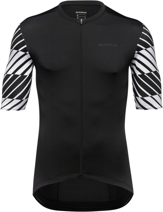 Gorewear Swiftride Optical Jersey - Black/White Men's Medium