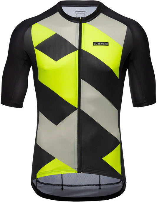 Gorewear Spirit Signal Jersey - Black/Yellow Men's X-Large
