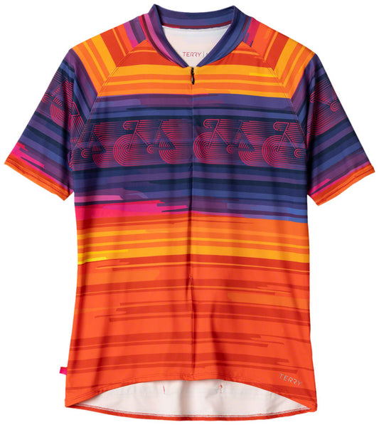 Terry Soleil Flow Short Sleeve Jersey - Women's Horizoom Large