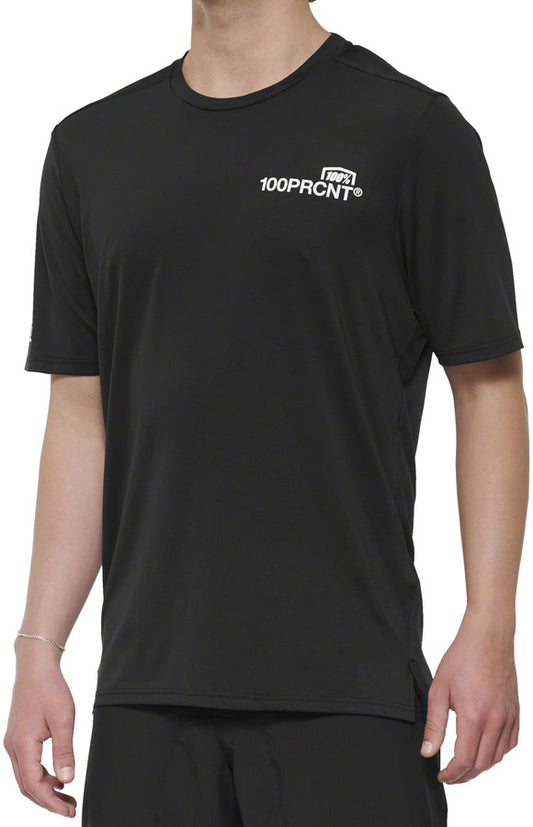100% Airmatic Short Sleeve Jersey - Black Men's Large