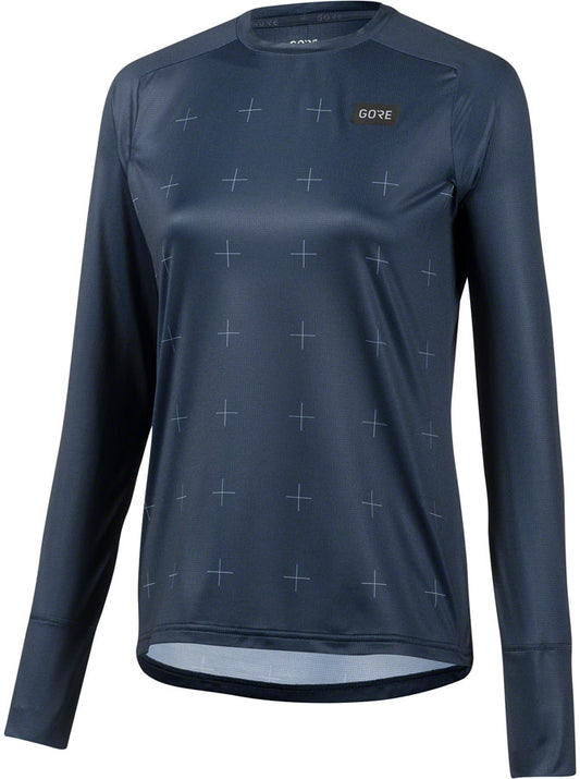 Gorewear Trail KPR Daily Jersey - Long Sleeve Orbit Blue Women's Large