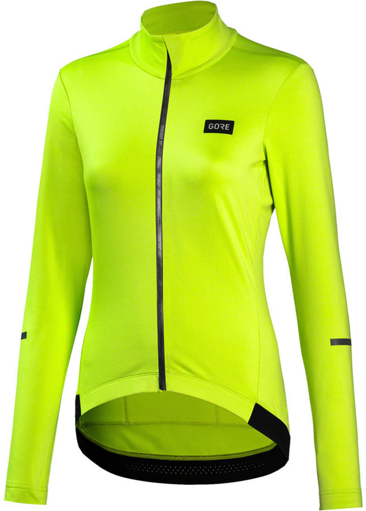 Gorewear Progress Thermo Jersey - Neon Yellow Womens X-Small/0-2