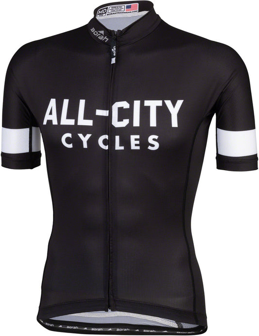 All-City Classic 4.0 Men's Jersey - Black White Medium