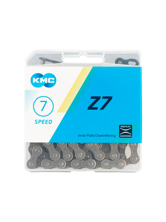 KMC Z7 Chain - 7-Speed 116 Links Gray/Brown
