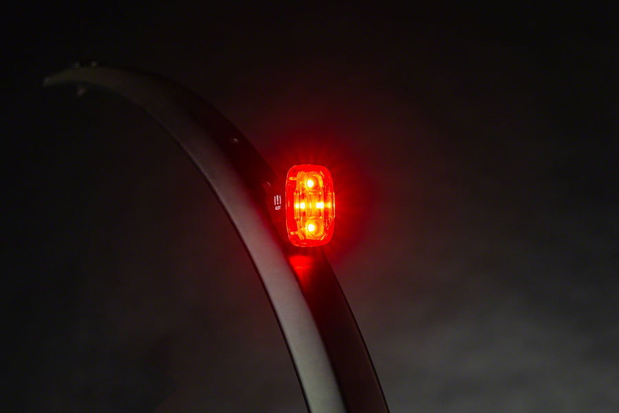 Lezyne Fender Mount Ebike Taillight - 11 Lumen STVZO Black