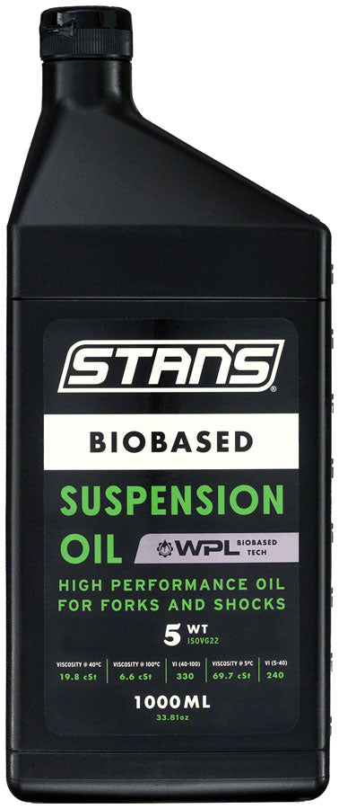 Stan's Biobased Suspension Oil - 5WT 1L