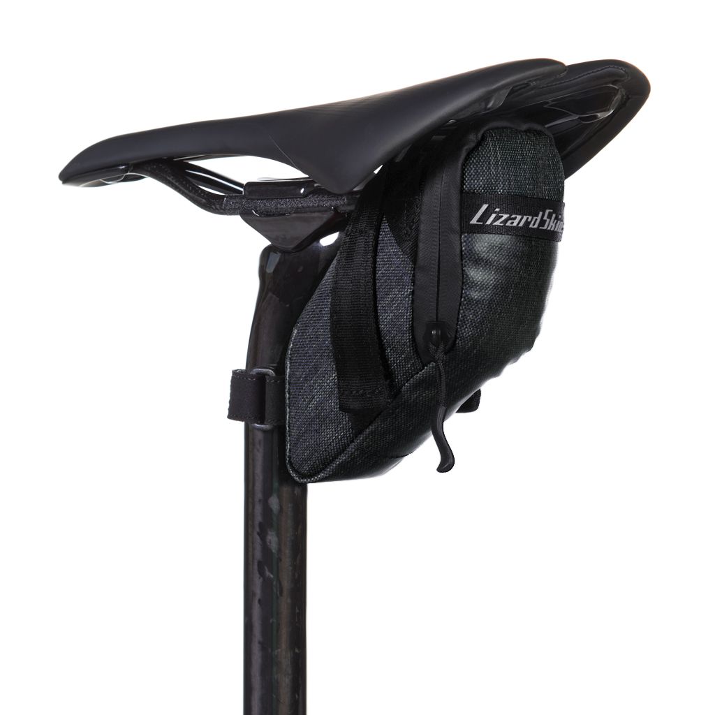 Lizard skins Cache Saddle Bag Velcro Straps 32.8 c.i. Jet Black