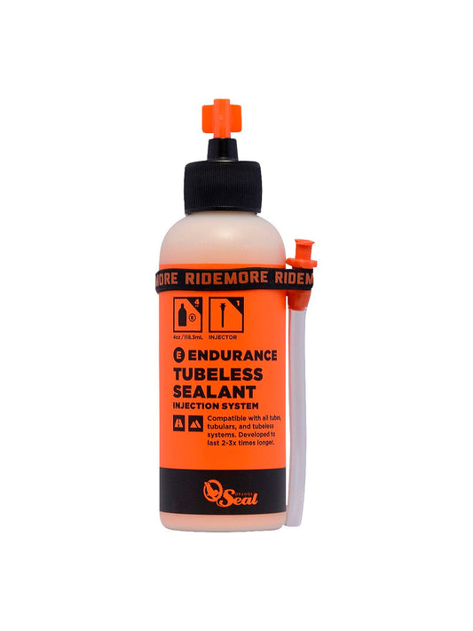 Orange Seal Endurance Tubeless Tire Sealant with Twist Lock Applicator - 4oz