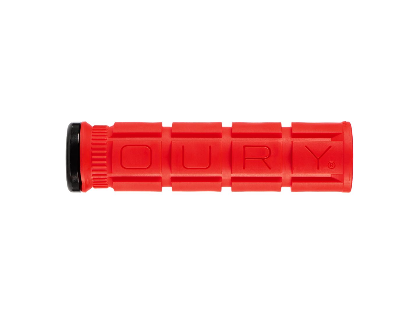 Oury Single-Sided V2 Lock-On Grips - Candy Red