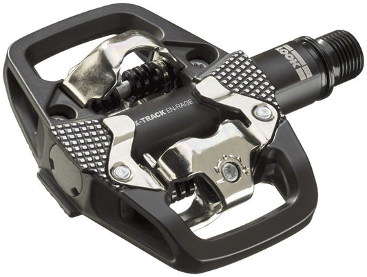 LOOK X-TRACK EN-RAGE Pedals - Dual Sided Clipless Platform Chromoly 9/16