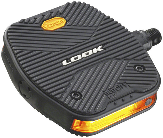 LOOK GEO CITY VISION GRIP Pedals - Platform Chromoly 9/16 Black