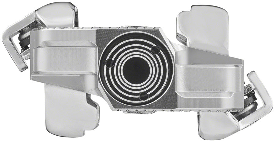 LOOK X-TRACK Dual Power Pedals - Dual Sided Clipless Chromoly 9/16" Silver